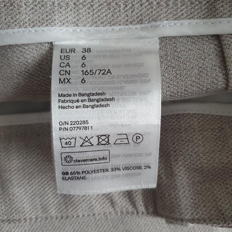 Béžové nohavice, h&m,m