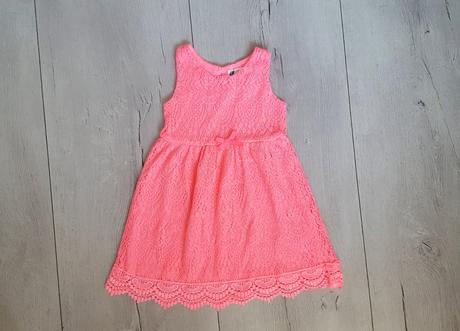 Neonkove saty, h&m,104