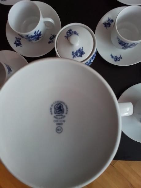 Retro porcelánová súprava bohemia orion, 