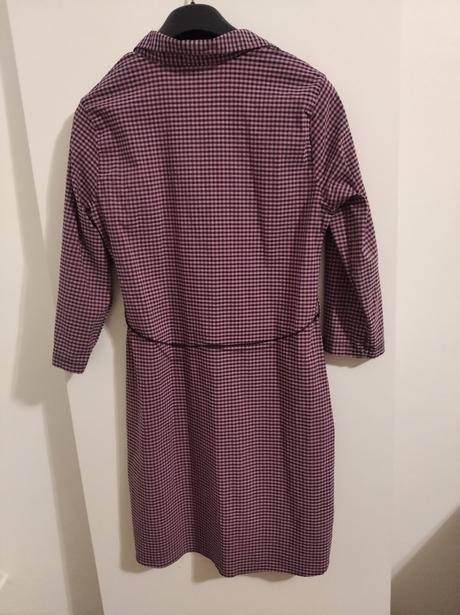 Košeľové, kárované šaty, l