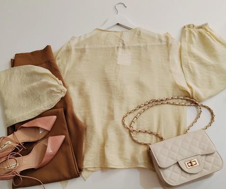 Zara romantická volánová blúzka s viazaním, zara,40 / l