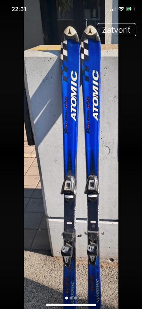 Lyže atomic s viazaním, 160, atomic,160-169 cm