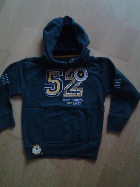 Mikina - klokanka, rebel,104