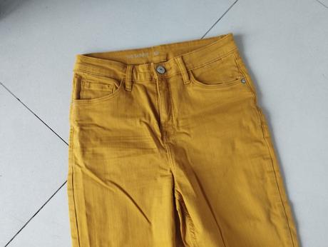 Dámske horčicové rifle, c&a,36