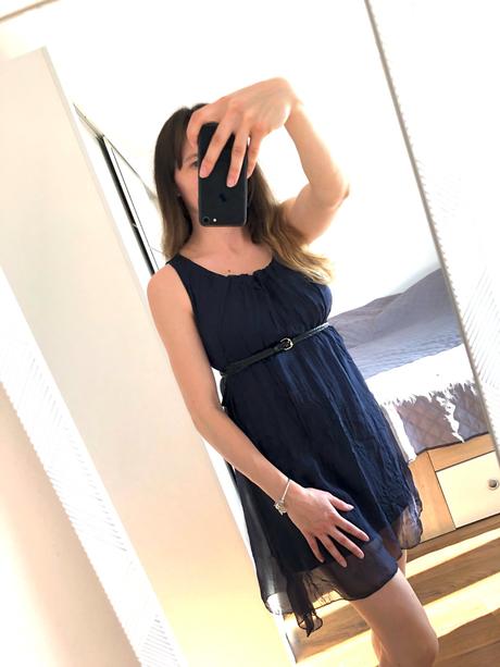 Nádherné hodvábne šaty, s