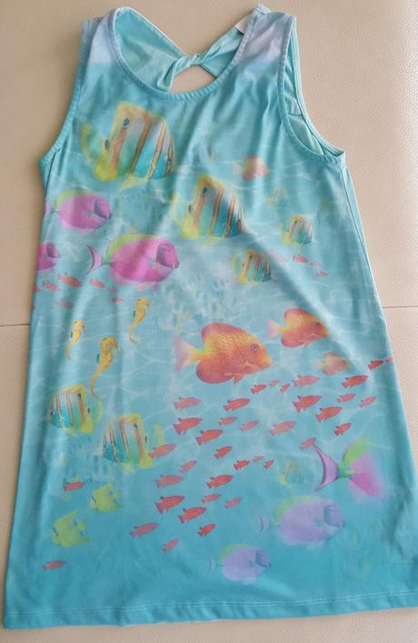 Rybkové šaty, palomino,128