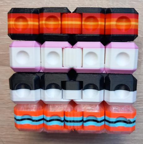 Infinity cube, 3d nekonečná antistresová kocka, 