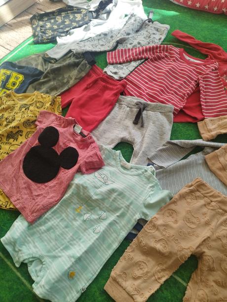 Balík oblečenia - veľkosť 80, 68–80