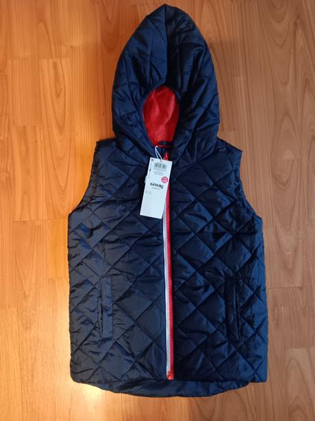 Nová prechodná bunda, vesta veľ. 122, 122