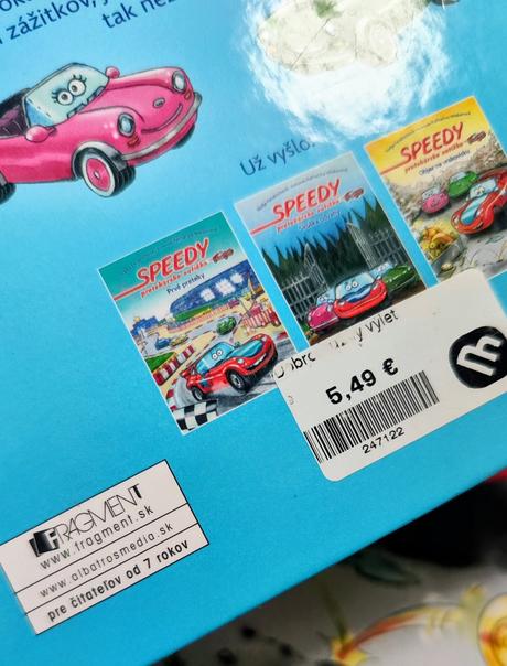 4 x knihy o autíčkach, 