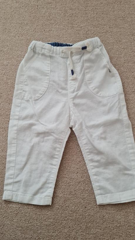 Letne nohavice h&m s lanom, h&m,86