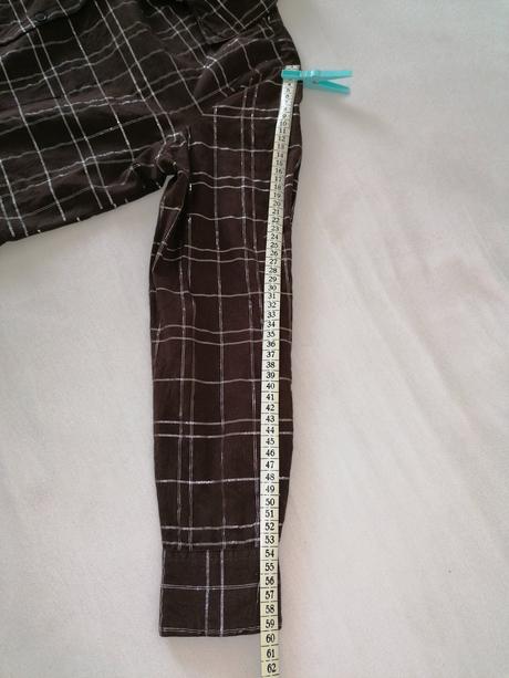 Košeľová blúzka s efektom striebornej trblietavé n, xl