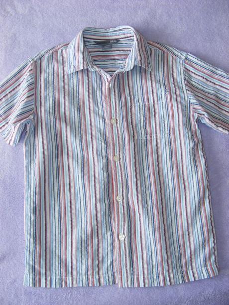 Prúžkavá košeľa zn. h&m, h&m,116