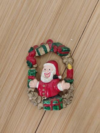 Zber vintage vianočná ozdoba figúrka santa, kinder,
