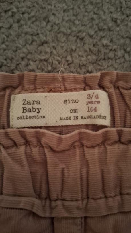 Podšité nohavice, zara,98