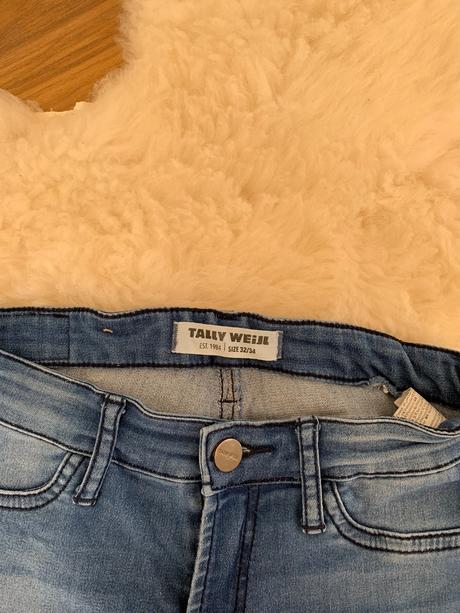 Rifľové nohavice, tally weijl,xs