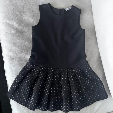 Dolce & gabbana bodkované úpletové šaty vel.4, 104