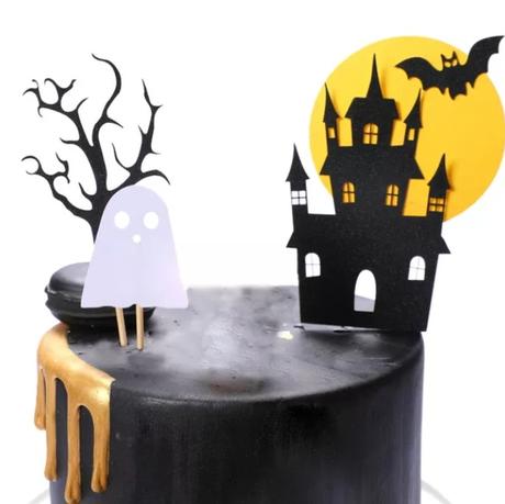 Tortový zápich strom transilvánia, strašidelný dom, 