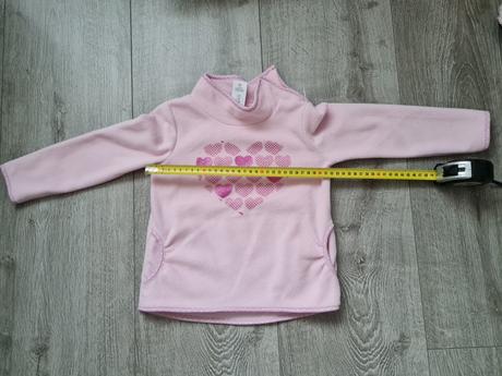 Teplá flisova mikina, palomino,104