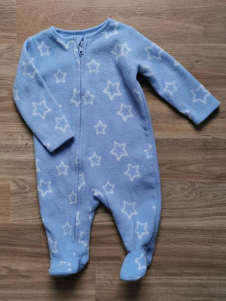 Teplý fleecový overal 3-6m, f&f,68