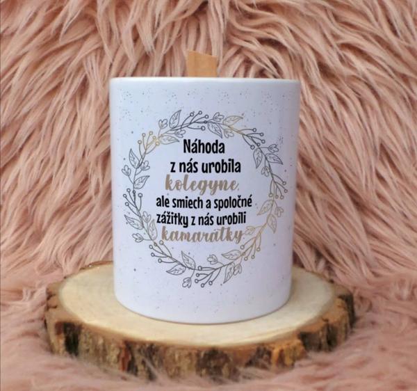 Kde mi dajú text na sviečku?