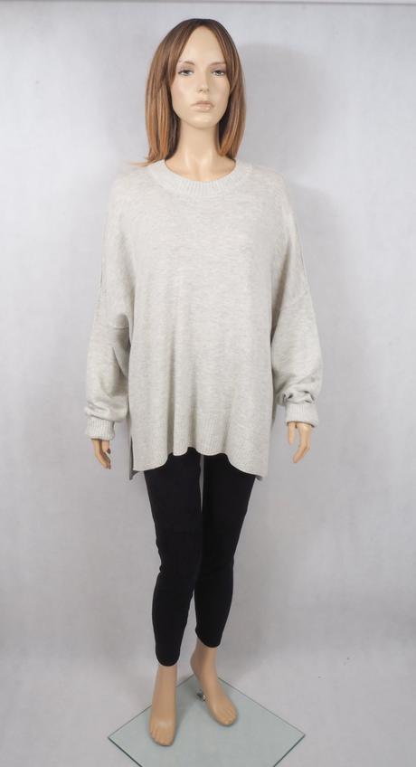 Sivý pulover h&m, h&m,xl