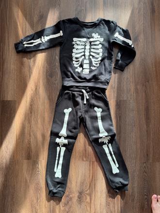 Tepláková súprava s kostrou, kiki&koko,122