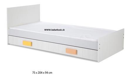 Postieľka irene fruity so šuflíkom , šírka (cm): 70,dĺžka (cm): 140