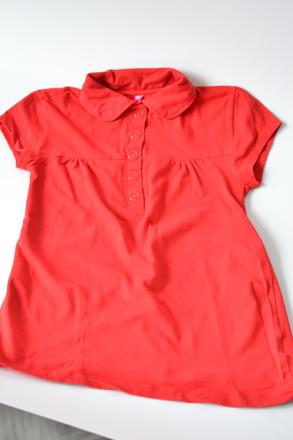 Červená polokošeľa xs, xs