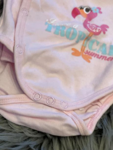 Dievčenské body s flamingom ergee (56), ergee,56