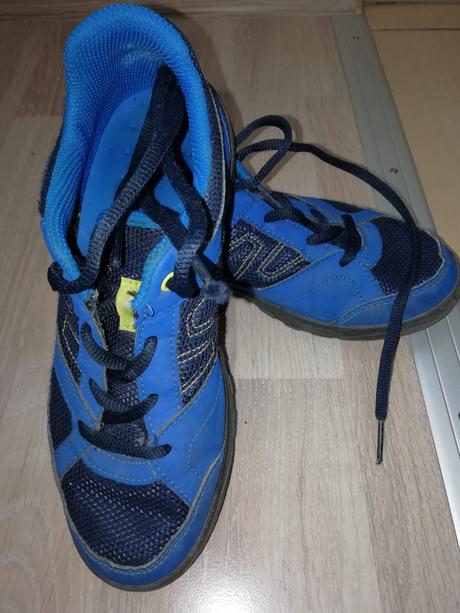 Detské tmavomodré botasky., quechua,36