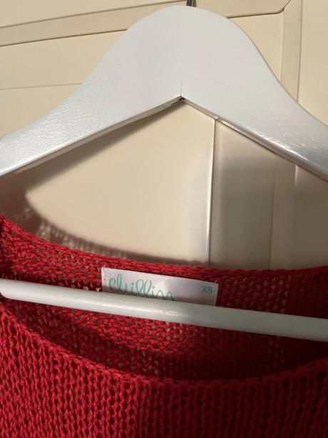 Červený svetrík xs/s, xs