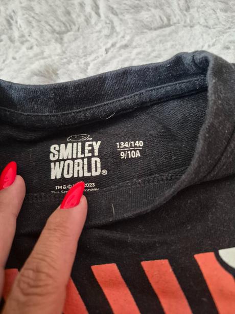 Mikina 134/140, smile,134