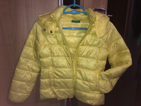 Vzdušná prechodná bundička, benetton,128