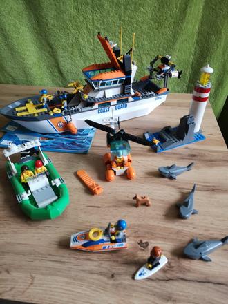 Lego city 60014 pobrežná hliadka + lego 60011, 