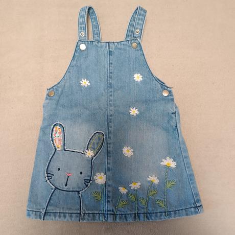 Dievčenská suknička na traky, 86