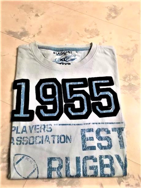 Bavlnené športové tričko rugby, l