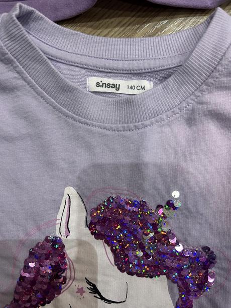 Mikinky fialové dievčenské, sinsay,140