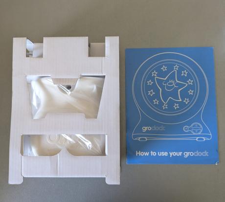 Nočná lampa groclock - spánkový trenažer, 