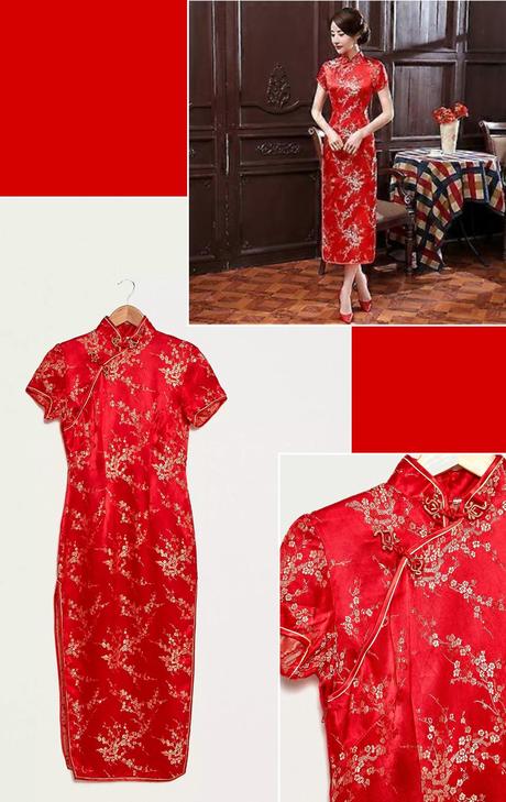 Vintage šaty z pravého čínskeho hodvábu, 36