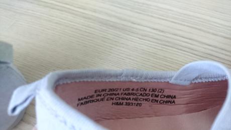 Balerínky h&m 20/21, h&m,20