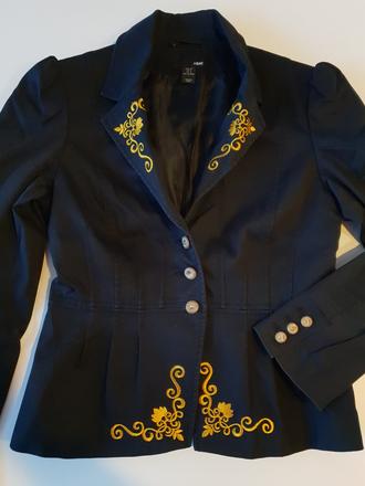 Dámske folklór sako, h&m,38