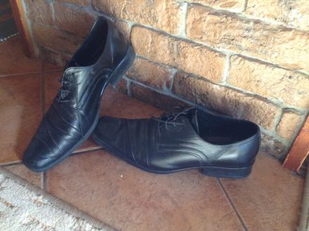 Kožené spoločenské topanky, 44