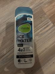 alverde MEN sprchovací gél Ice Water 4v1, 250 ml