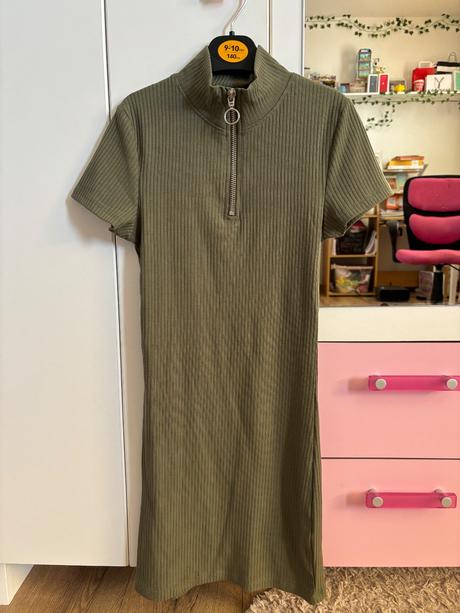 Zelené šaty, primark,140