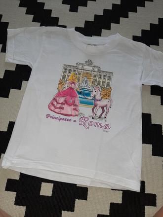 Veľmi pekné princeznovské tričká z ríma 4-8r., 122