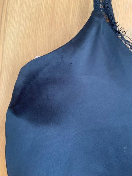 Čierne saténove tielko, reserved,xs