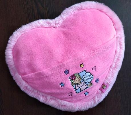 Vankúš/podsedák v tvare srdiečka,