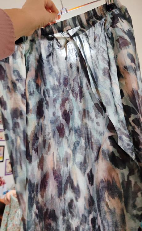 Priehľadné plážové nohavice, xl