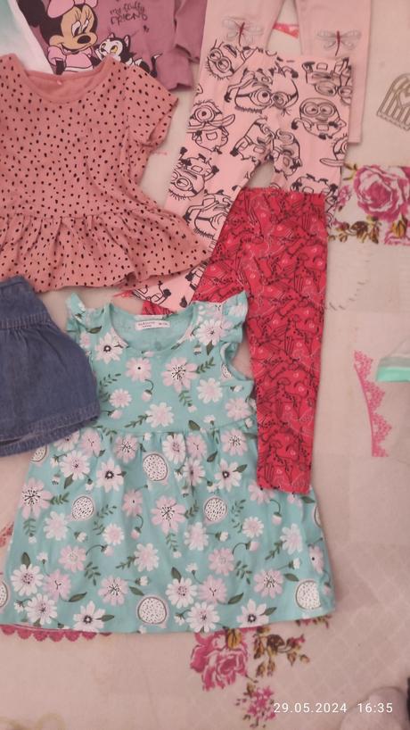 Oblečenie pre dievčatko veľ. na 80/86, 86–98